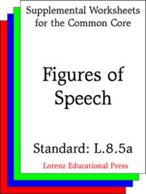 cover image of CCSS L.8.5a Figures of Speech